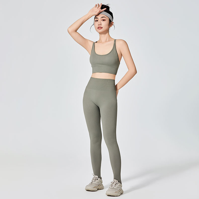 Babaeng Makukulay Simpleng Uri ng Sports Leggings 