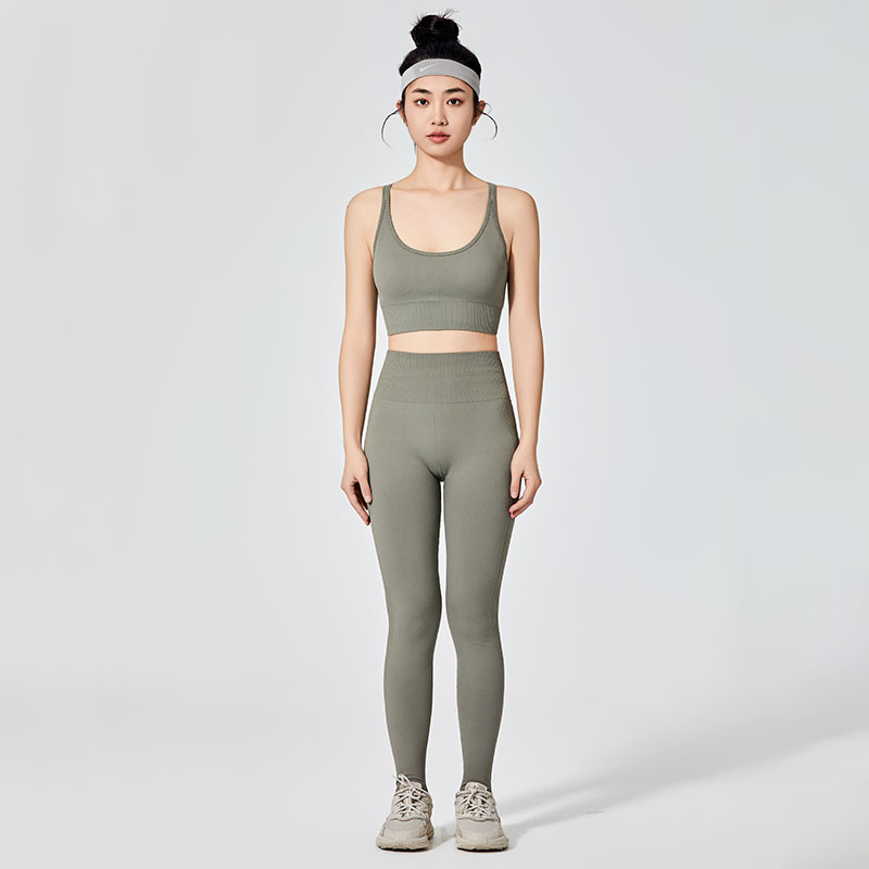 Babaeng Makukulay Simpleng Uri ng Sports Leggings 