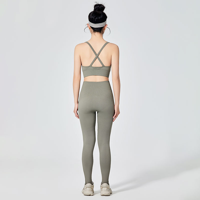 Babaeng Makukulay Simpleng Uri ng Sports Leggings 