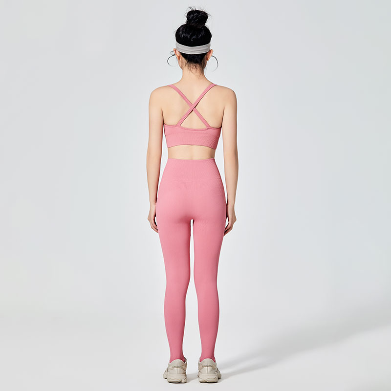 Babaeng Makukulay Simpleng Uri ng Sports Leggings 