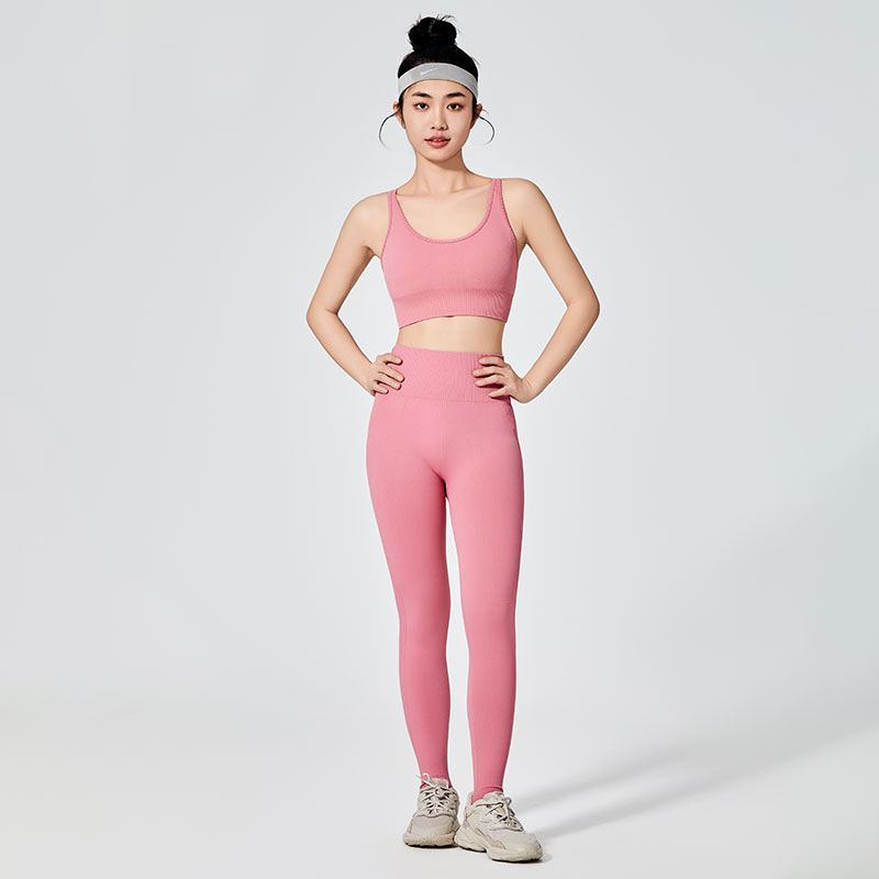 Babaeng Makukulay Simpleng Uri ng Sports Leggings 