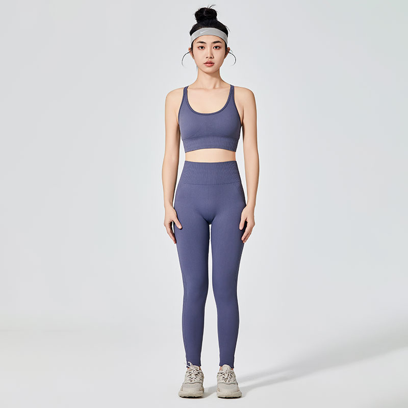 Babaeng Makukulay Simpleng Uri ng Sports Leggings 