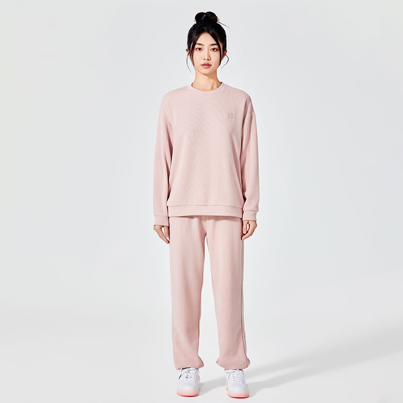 Pink Casual Women Sweatpants