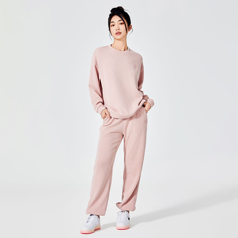 Pink Casual Women Sweatpants