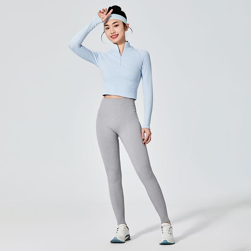 Pambabaeng Grey Sports Leggings