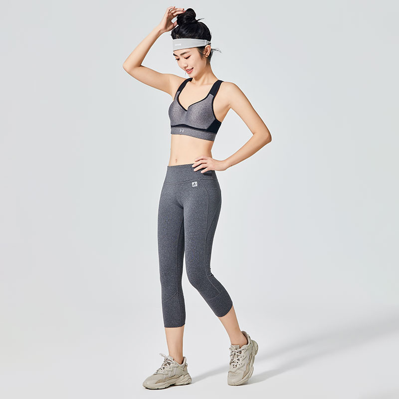 Women Hemp Grey Sports Leggings