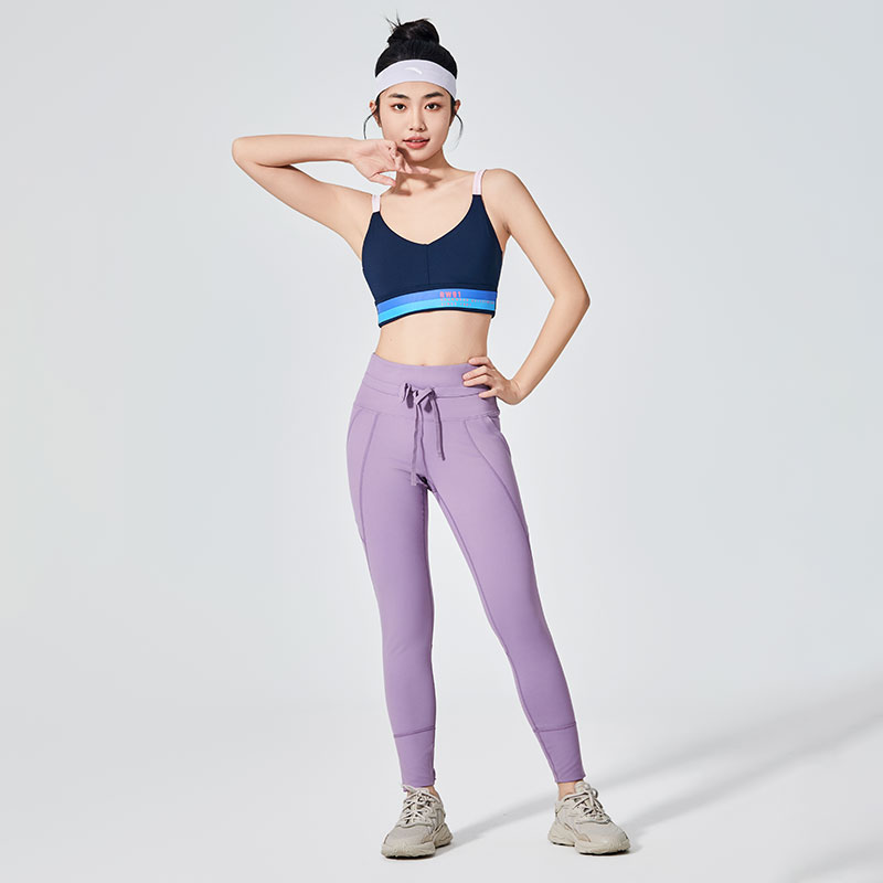 Pambabaeng Lace-up Sports Leggings